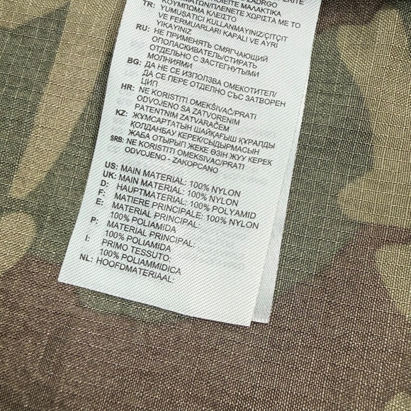 Adidas Jacket Women XS Camo Windbreaker Cropped Hooded Oversized Lightweight - Picture 12 of 15